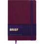 Книга записна Buromax Brief А5 96 аркушів, без лініювання темно-червоний (BM.295004-13) Книга записна Buromax Brief А5 96 аркушів, без лініювання темно-червоний (BM.295004-13)