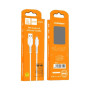 Дата кабель USB 2.0 AM to Lightning 1.0m 2.4A silicone white Denmen (DM-D42L-WH)