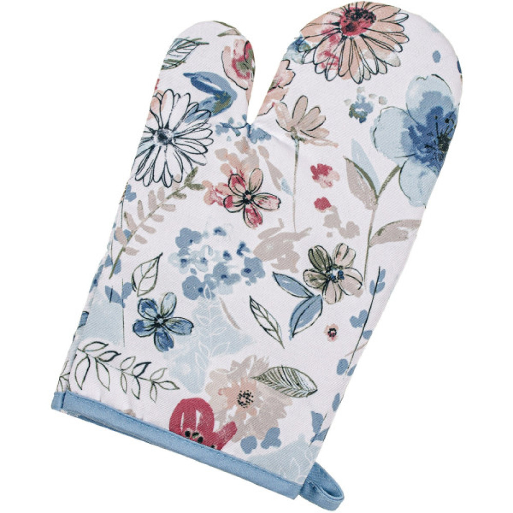 Кухонна прихватка Home Line Рукавиця Квіти 17x28 см (182822)