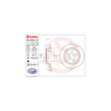 Гальмівний диск Brembo 08.8405.10