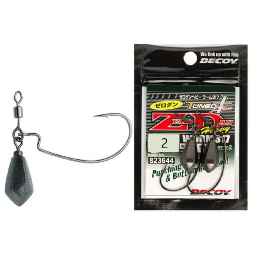Монтаж Decoy Worm317 Zero-Dan Heavy 2 5.0g (2 шт/уп) (1562.09.64)