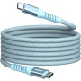 Дата кабель USB-C to USB-C 1.2m Magnetic 100W blue Verbatim (31856) Дата кабель USB-C to USB-C 1.2m Magnetic 100W blue Verbatim (31856)