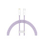 Дата кабель USB-C to Lightning 2.0m 20W purple Baseus (CALD000105)