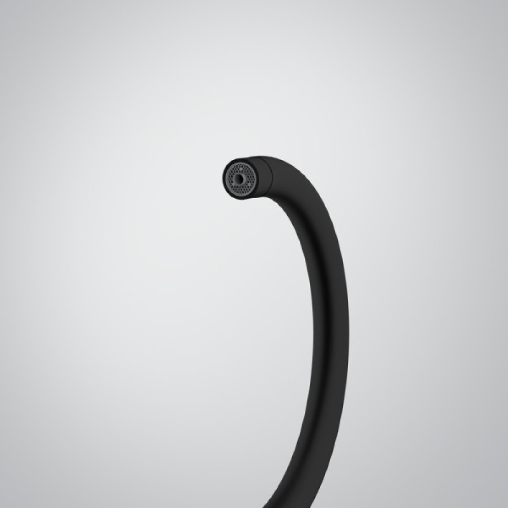 Змішувач для кухні Franke Lina J Clear Water 2.0, довж.виливу - 212 мм, поворотний, 1+1 фільтр, чорний матовий