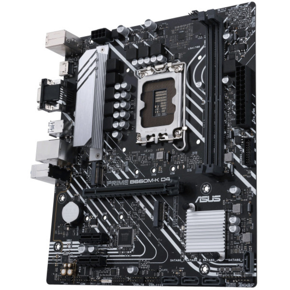Материнcька плата ASUS PRIME B660M-K D4 s1700 B660 2xDDR4 M.2 HDMI D-Sub mATX