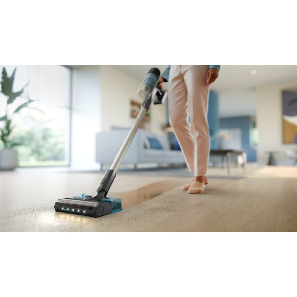 Пилосос Philips безпровідний 3000 Series, конт пил -0.27л, автон. робота до 60хв, вага-1.5кг, турборежим, сірий