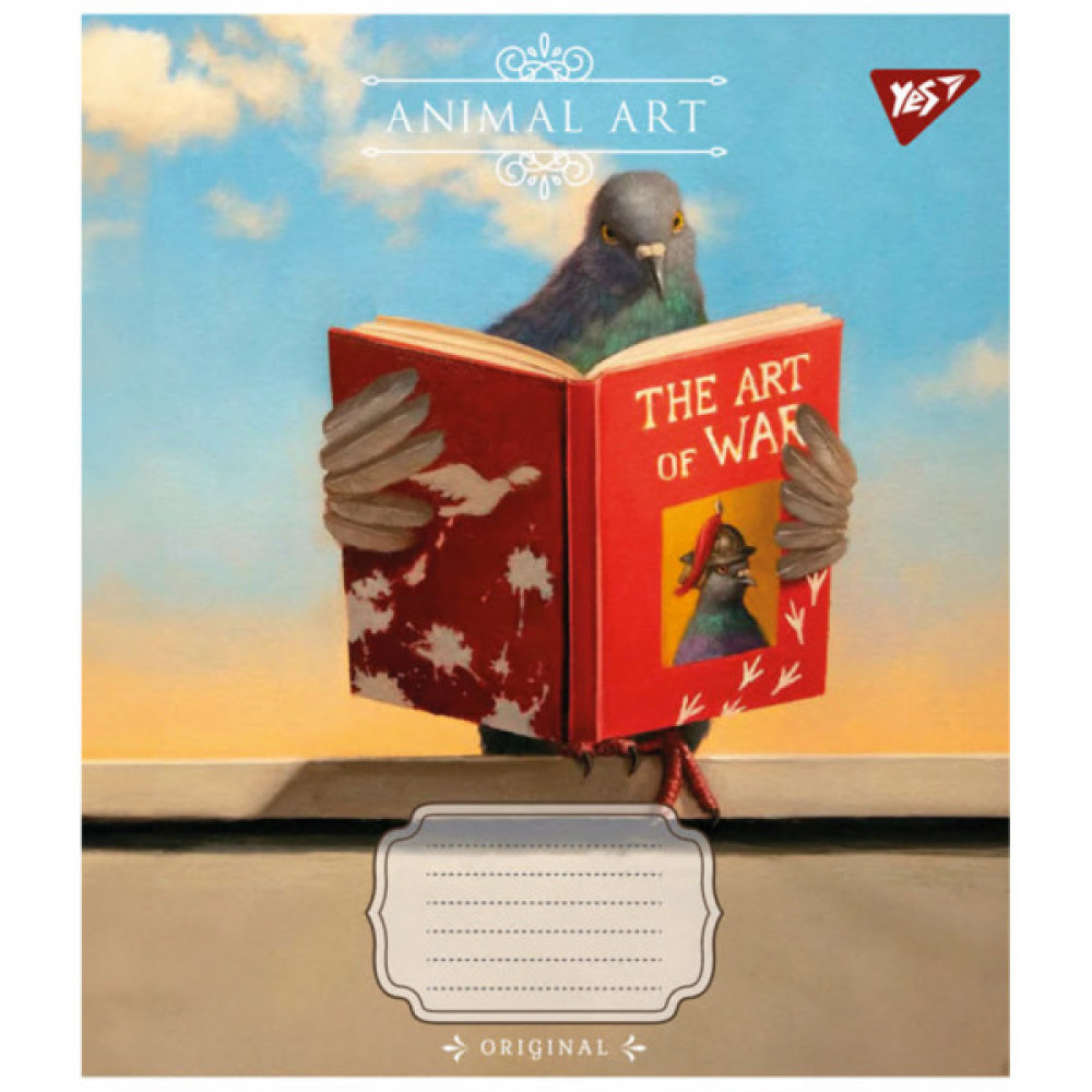 Зошит Yes Animal art 60 аркушів клітинка (767138)
