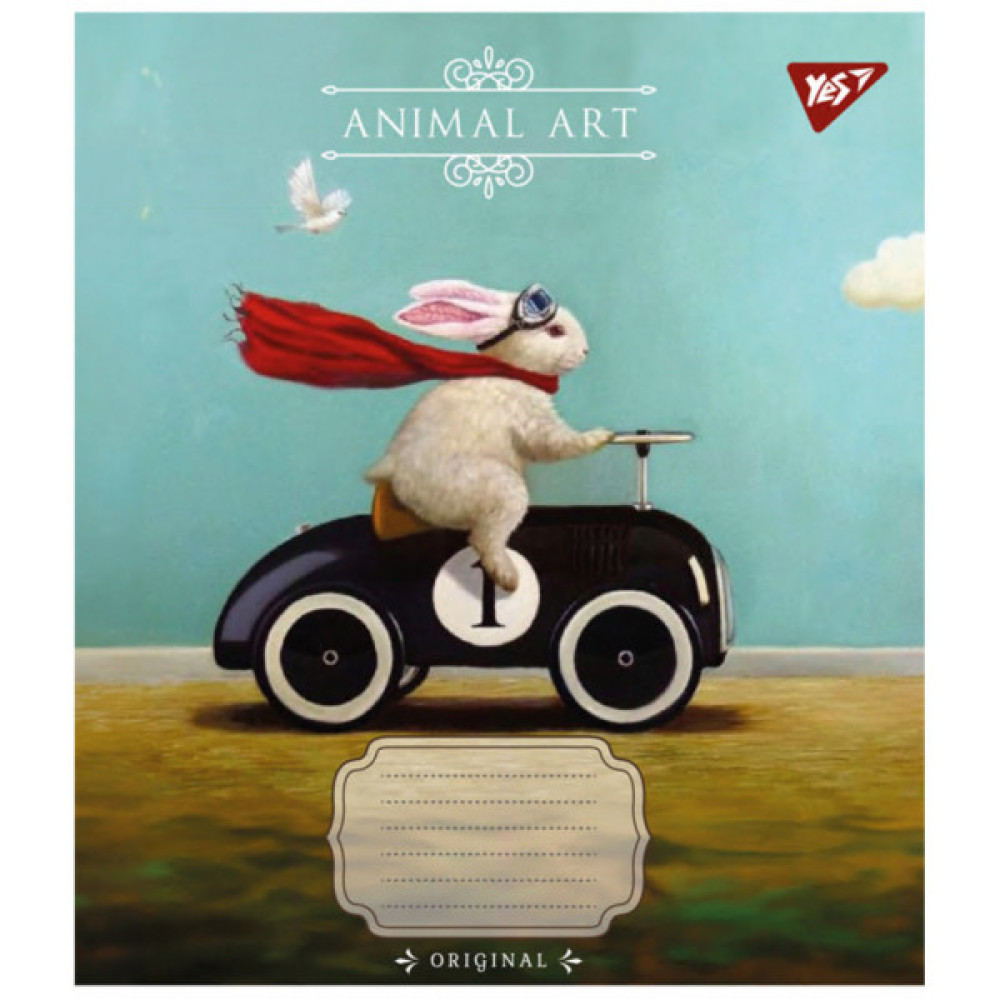 Зошит Yes Animal art 60 аркушів клітинка (767138)