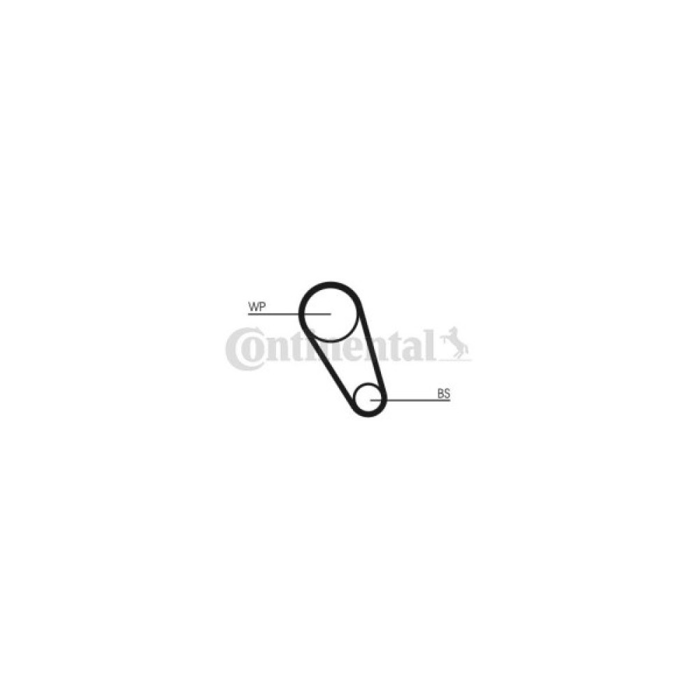 Комплект ременя ГРМ з помпой CONTITECH CT1143WP1