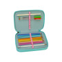 Пенал Cool For School 2 відділення з відворотами Блакитний (CF87278)