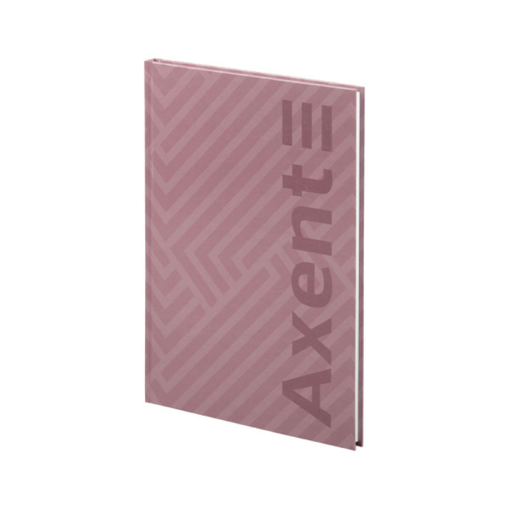 Книга записна Axent A4 Pattern, 96 аркушів клітинка, рожевий (8425-4-A)