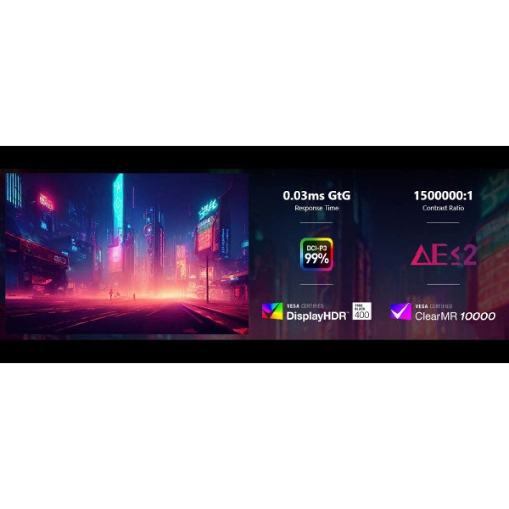 Монітор MSI 31.5" MAG 322UP-E16 2xHDMI, DP, USB-C, Audio, QD-OLED, 3840x2160, 165Hz, 0.03ms, sRGB 138%, FreeSync, HAS, HDR400