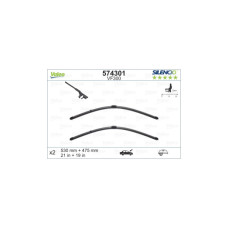 Щітка склоочисника Valeo 574301 Щітка склоочисника Valeo 574301