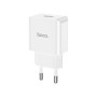 Зарядний пристрій HOCO C106A Leisure USB 10.5W White (6931474783882) Зарядний пристрій HOCO C106A Leisure USB 10.5W White (6931474783882)