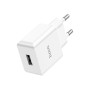 Зарядний пристрій HOCO C106A Leisure USB 10.5W White (6931474783882) Зарядний пристрій HOCO C106A Leisure USB 10.5W White (6931474783882)