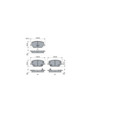 Гальмівні колодки Bosch 0 986 494 941