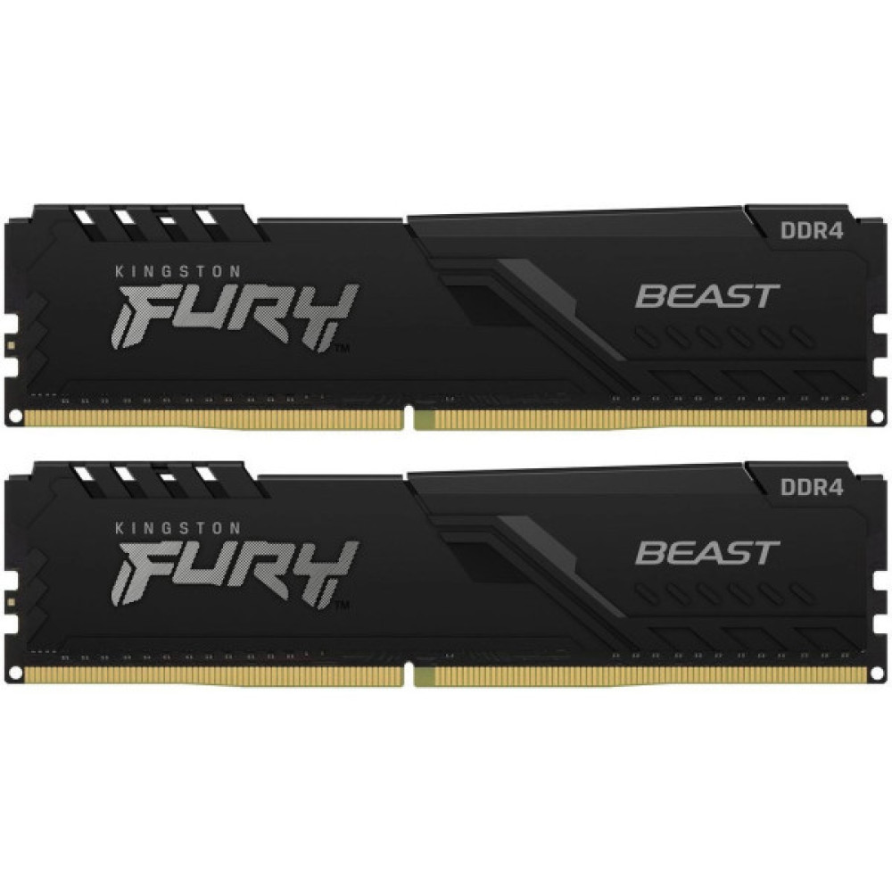 Пам'ять ПК Kingston DDR4 32GB KIT (16GBx2) 3600 FURY Beast