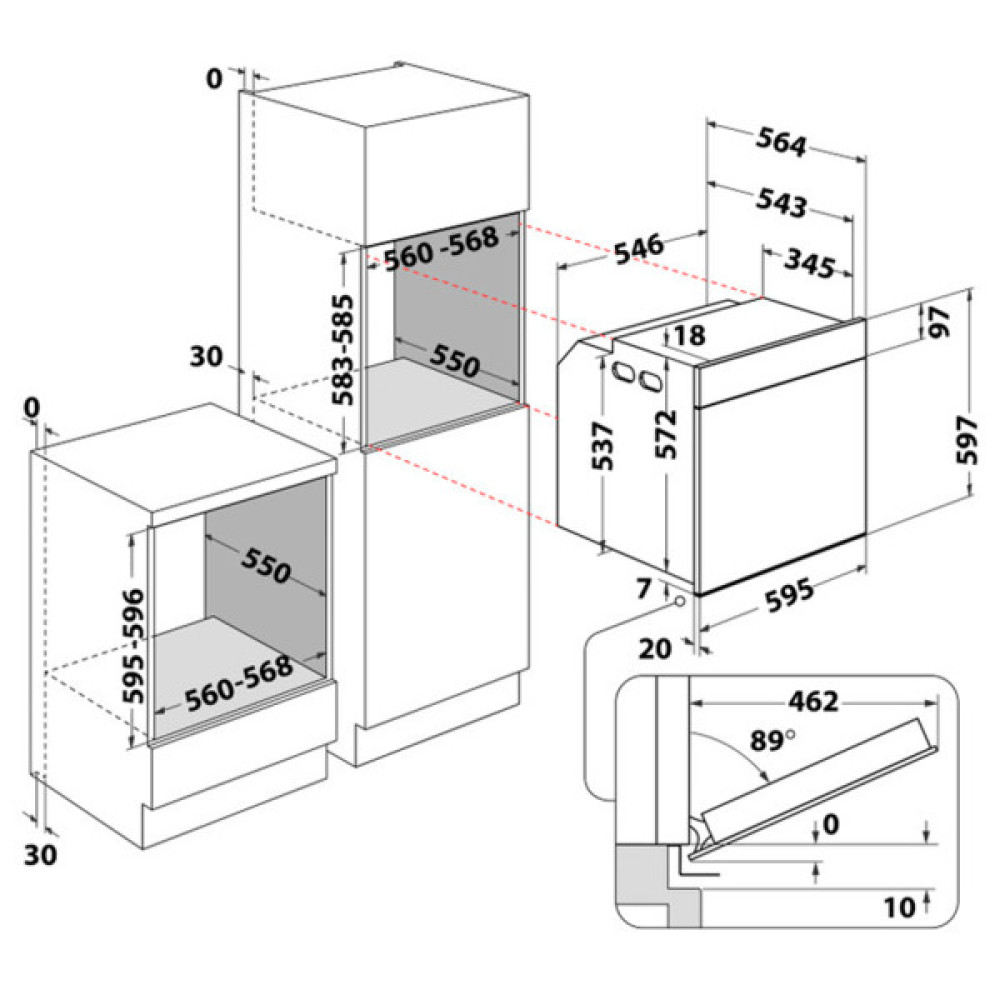 Духова шафа Whirlpool WOI78PT1SBA