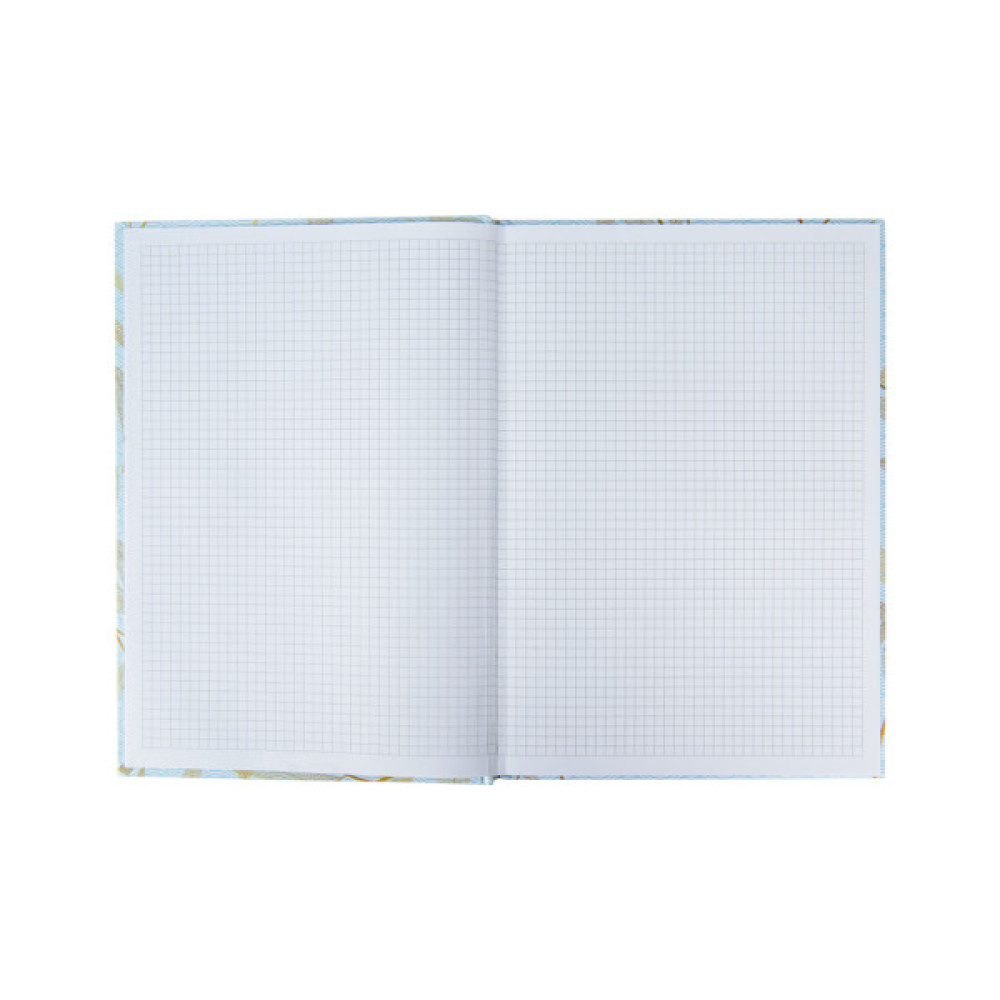 Канцелярська книга Axent Waves А4, 96 аркушів, клітинка, блакитна (8422-560-A)