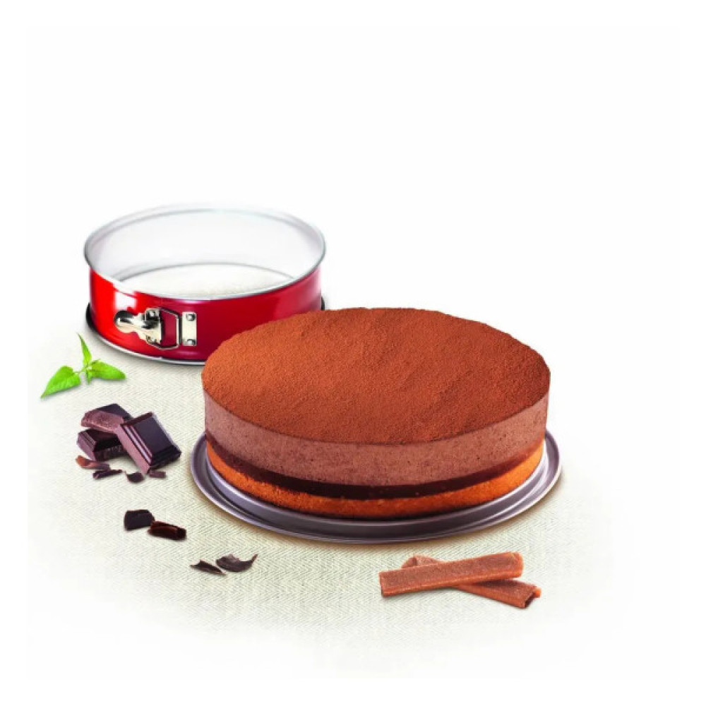 Форма для випікання Tefal DeliBake, кругла, знімне дно, 19см червоний (J1641174)