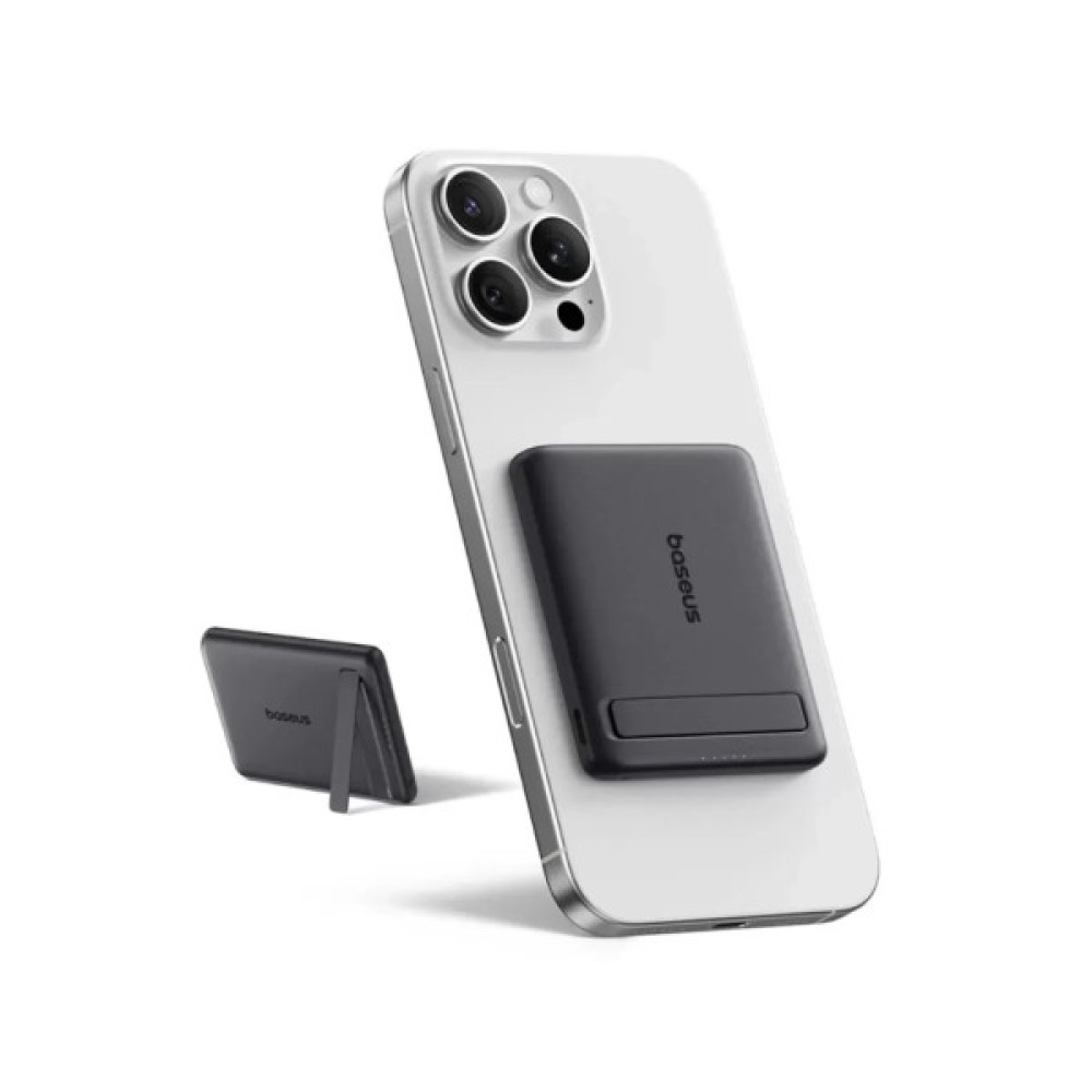 Батарея універсальна Baseus 5000mAh PicoGo AM31 Qi2 20W MagSafe Black (P10081907123-00)