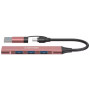 Концентратор Canyon hub DS-02 4in1 USB-A/C Pink (CNS-TDS02P) Концентратор Canyon hub DS-02 4in1 USB-A/C Pink (CNS-TDS02P)