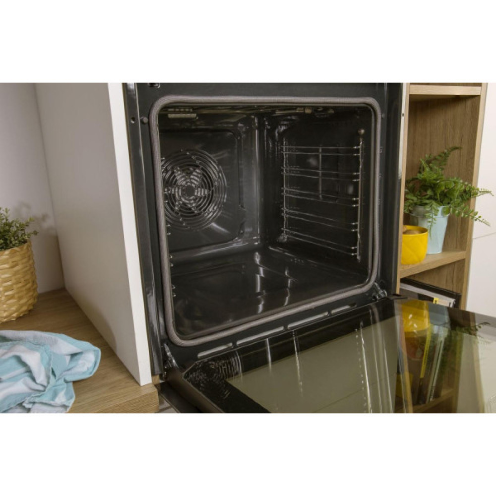 Шафа Gorenje духова електрична, 77л, дисплей, піроліз, A+, чорний