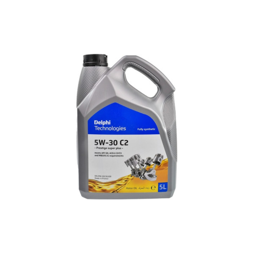 Моторна олива Delphi Prestige Super Plus C2 5W-30, 5л (28236308)