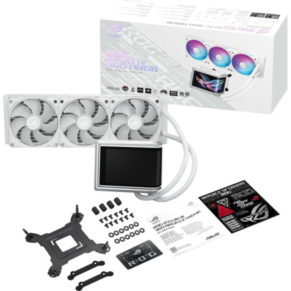 Система рідинного охолодження ASUS ROG-RYUO-IV-360-ARGB-WHITE (90RC01N2-B0EAY0)