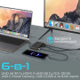 Концентратор Promate USB Hub 6 ports mediahub-c6.black (mediahub-c6.black) Концентратор Promate USB Hub 6 ports mediahub-c6.black (mediahub-c6.black)