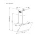 Витяжка кухонна Pyramida NX 60 (800) B GWH Витяжка кухонна Pyramida NX 60 (800) B GWH