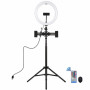 Набір блогера Puluz Ring USB RGBW LED lamp PKT3055B 10.2" + tripod 1.65 м (PKT3055B) Набір блогера Puluz Ring USB RGBW LED lamp PKT3055B 10.2" + tripod 1.65 м (PKT3055B)