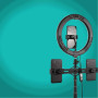 Набір блогера Puluz Ring USB RGBW LED lamp PKT3055B 10.2" + tripod 1.65 м (PKT3055B) Набір блогера Puluz Ring USB RGBW LED lamp PKT3055B 10.2" + tripod 1.65 м (PKT3055B)