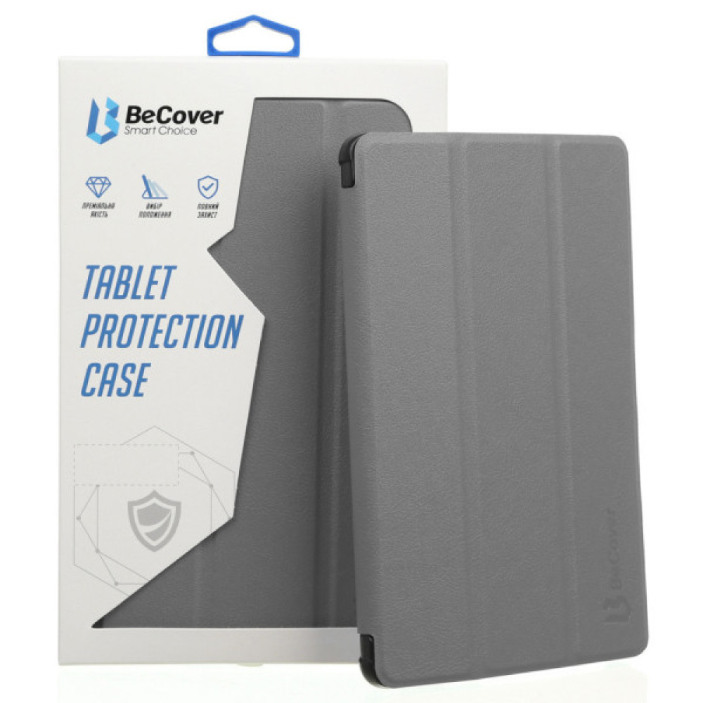 Чохол до планшета BeCover Samsung Galaxy Tab S7 FE 12.4 SM-T730/SM-T735/S8 Plus 5G SM-X800/SM-X806 Gray (706702) Чохол до планшета BeCover Samsung Galaxy Tab S7 FE 12.4 SM-T730/SM-T735/S8 Plus 5G SM-X800/SM-X806 Gray (706702)