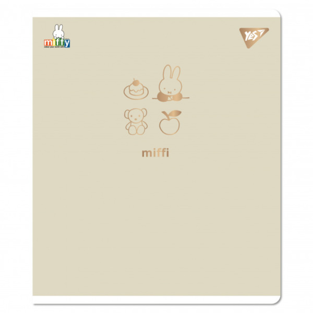 Зошит Yes Gold Miffy 12 аркушів лінія (767507)
