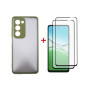 Чохол до мобільного телефона Dengos Oppo A5 4G Case Matte + 2 Glass (Olive Green) (DG-CTG2P-20) Чохол до мобільного телефона Dengos Oppo A5 4G Case Matte + 2 Glass (Olive Green) (DG-CTG2P-20)