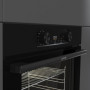 Духова шафа Gorenje електрична, 77л, A+, дисплей, IconLed, піроліз, чорний