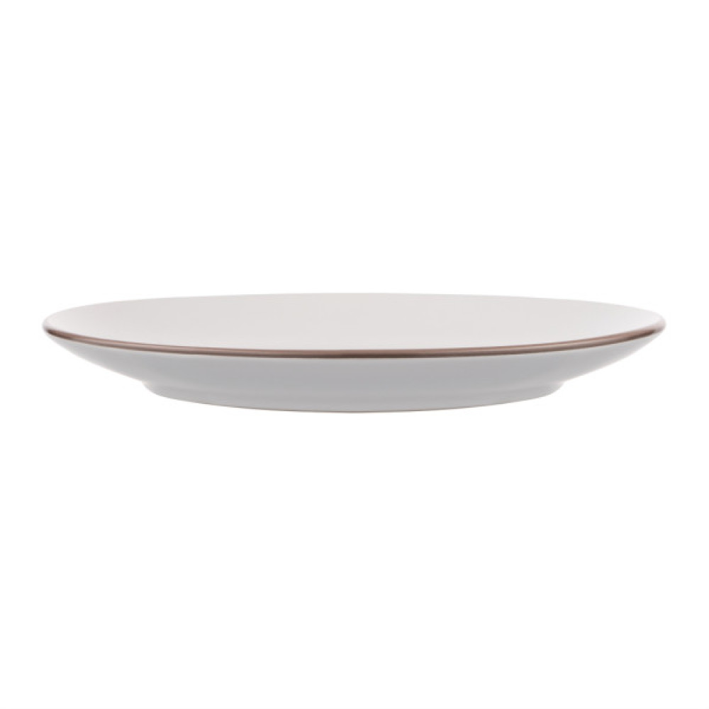 Тарілка Ardesto Asti, 19.4см, кераміка, білий (AR1419AW)