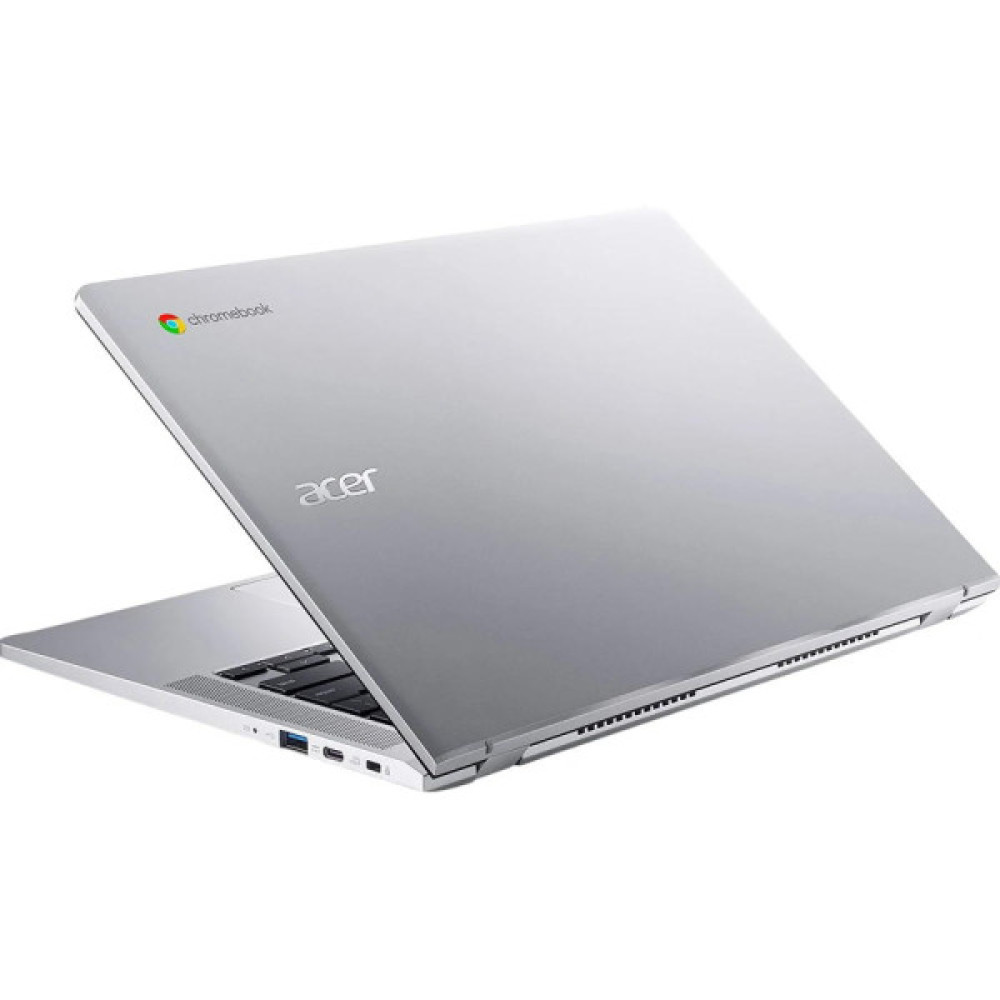 Ноутбук Acer Chromebook CB314-4H 14" FHD IPS, Intel C N100, 8GB, F128GB, UMA, ChromeOS, сріблястий