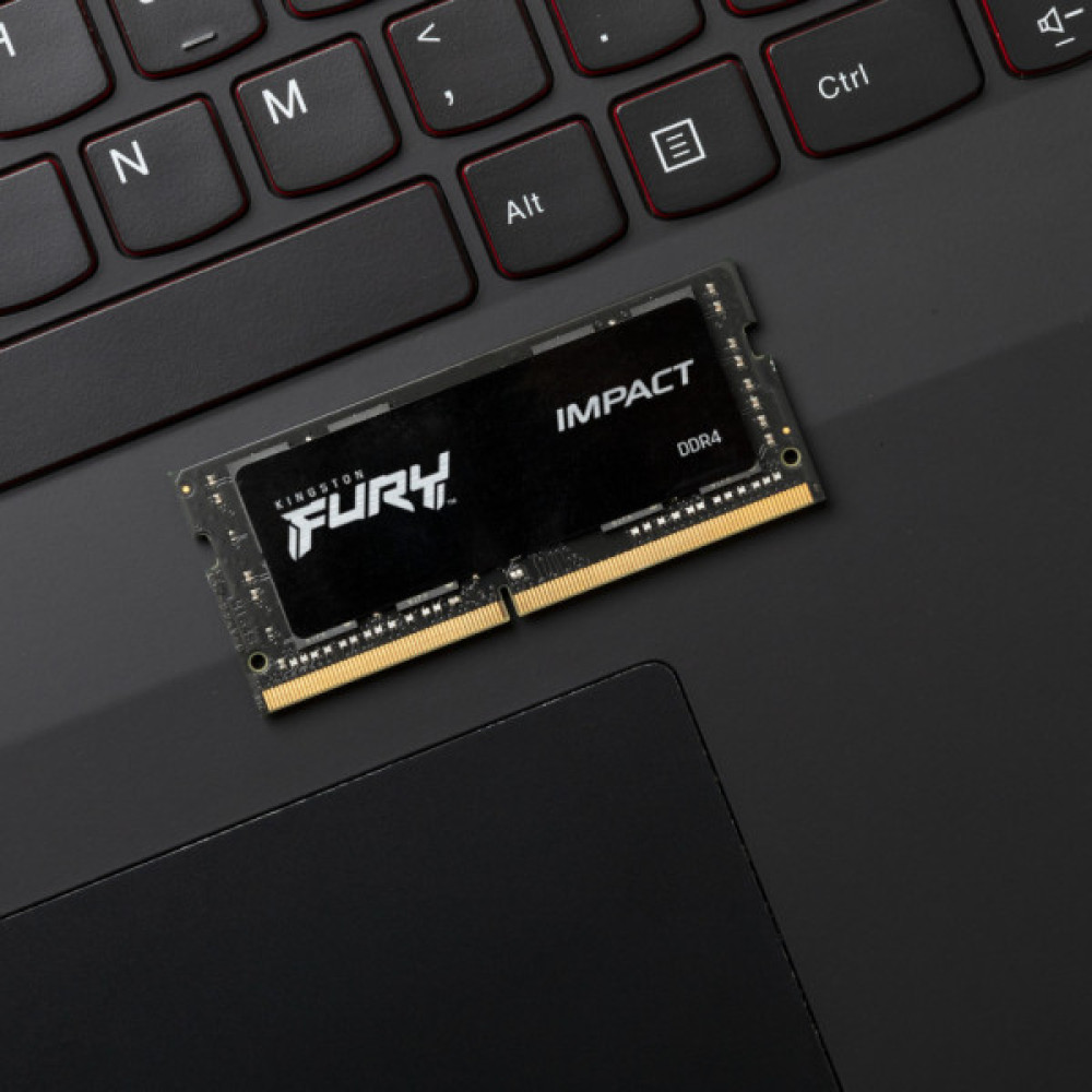 Модуль пам'яті для ноутбука SoDIMM DDR4 32GB 3200 MHz Fury Impact Kingston Fury (ex.HyperX) (KF432S20IB/32)