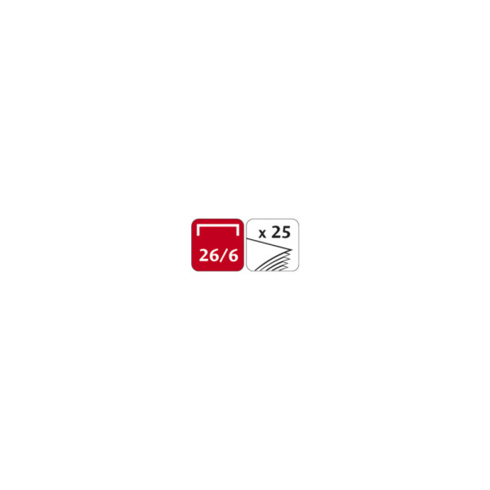 Степлер Maped ESSENTIALS METAL, металевий, 25л., (Скоби №24 / 6, 26/6), чо (MP.354311)