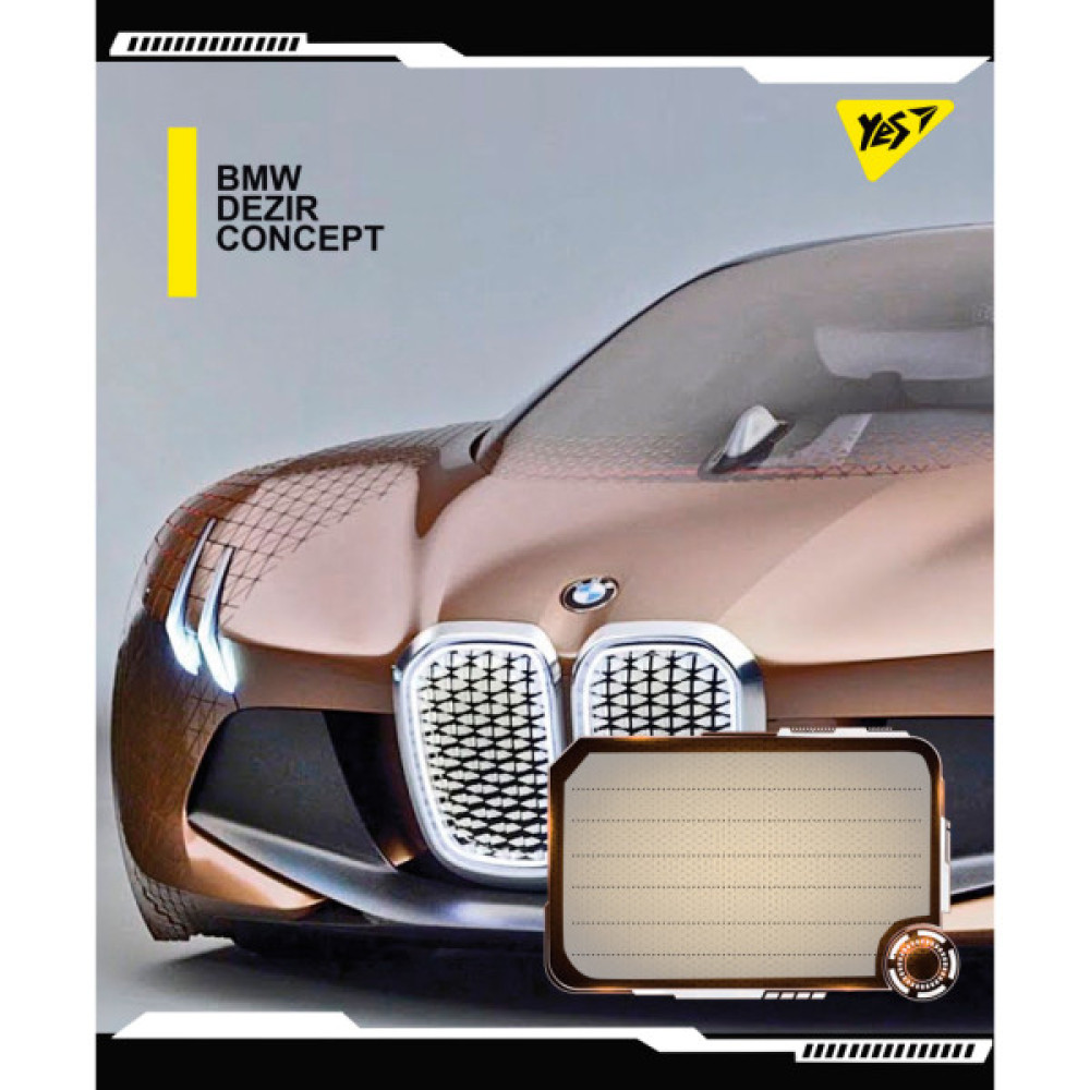 Зошит Yes А5 Dezir concept 60 аркушів, клітинка (766471)