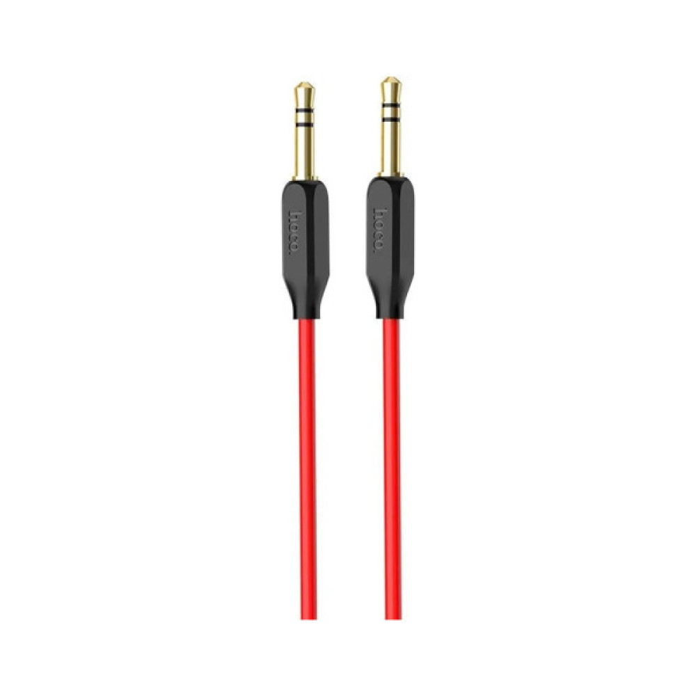 Кабель мультимедійний 3.5mm M to 3.5mm M 1.0m Black HOCO (6957531079293)