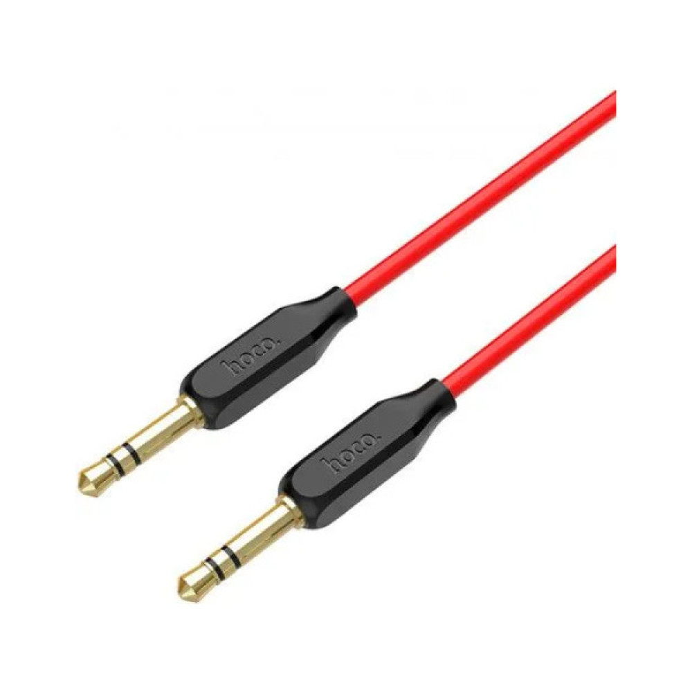 Кабель мультимедійний 3.5mm M to 3.5mm M 1.0m Black HOCO (6957531079293)