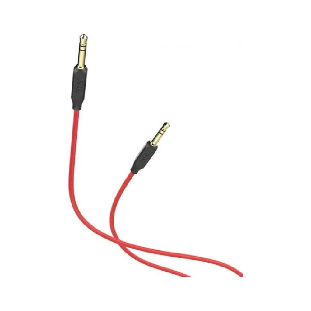 Кабель мультимедійний 3.5mm M to 3.5mm M 1.0m Black HOCO (6957531079293)