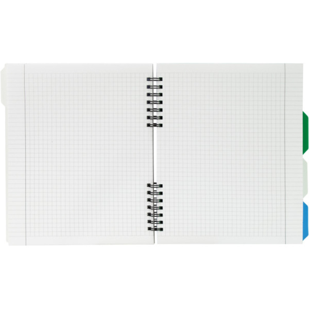 Блокнот Optima Antique B5 з розділювачами 120 аркушів, клітинка (O20356-21)