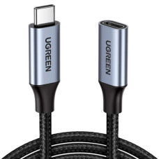 Дата кабель USB-C M/F 0.5m 5A USB 3.1 Gen2 10Gbps black Ugreen (80810)