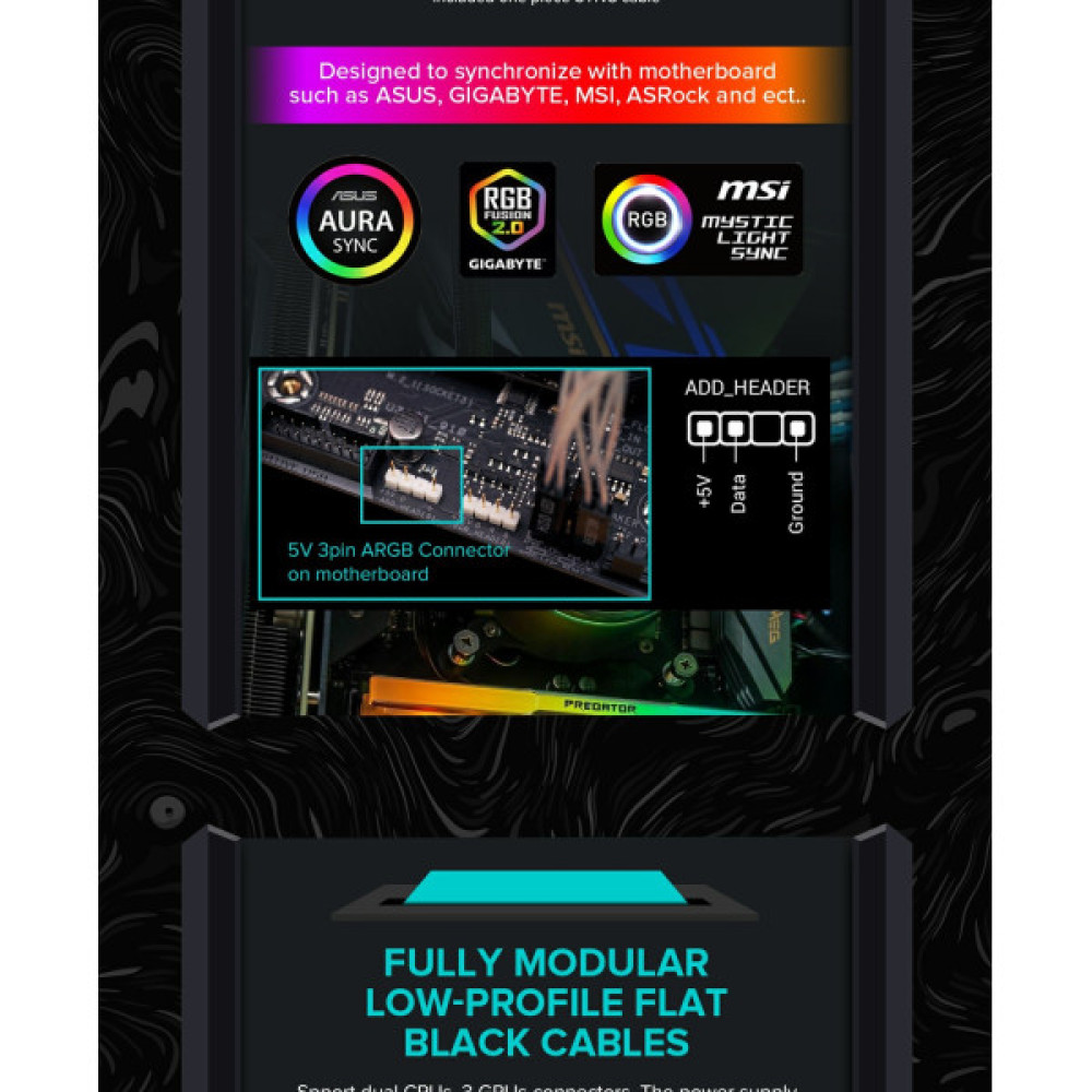 GAMEMAX RGB-1300 (ATX3.1 PCIe5.1)