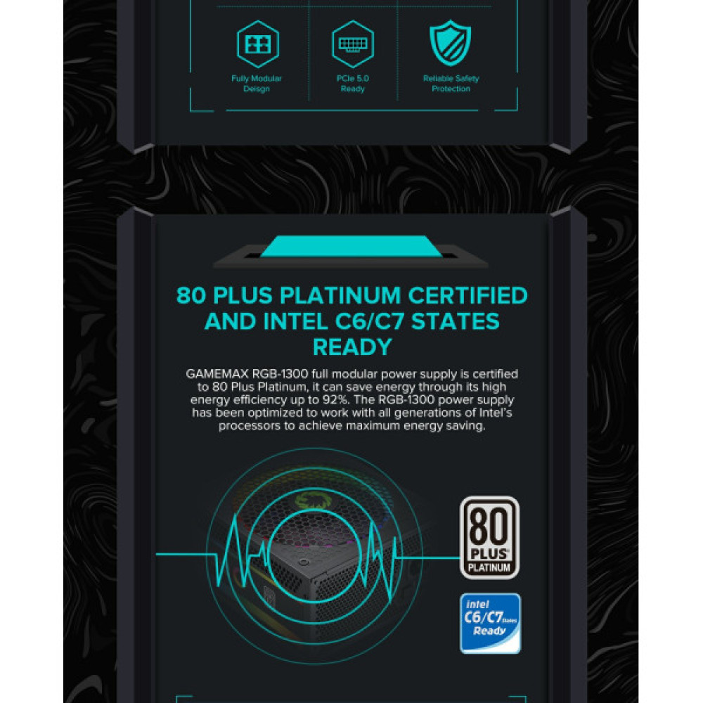 GAMEMAX RGB-1300 (ATX3.1 PCIe5.1)