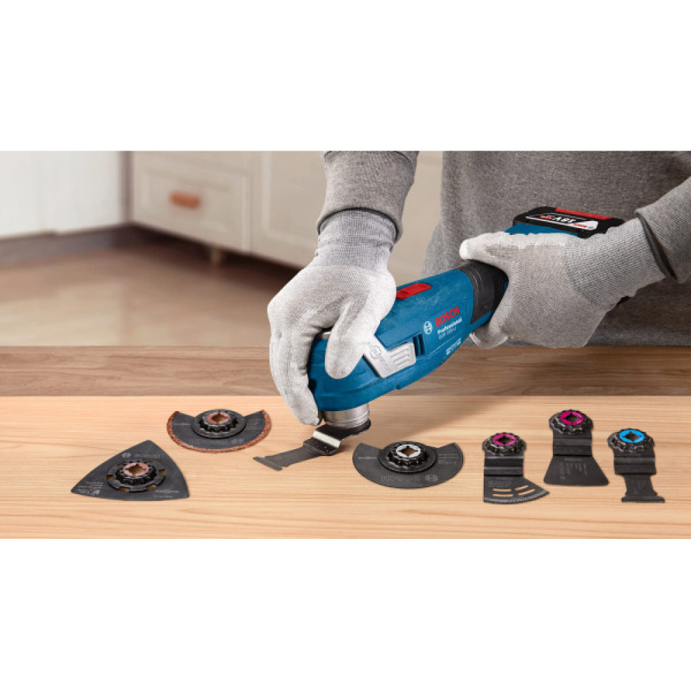 Багатофункціональний інструмент акумуляторний реноватор Bosch Professional GOP 185-LI SOLO 18.0 V 20000об/хв 1.2кг без АКБ та ЗП